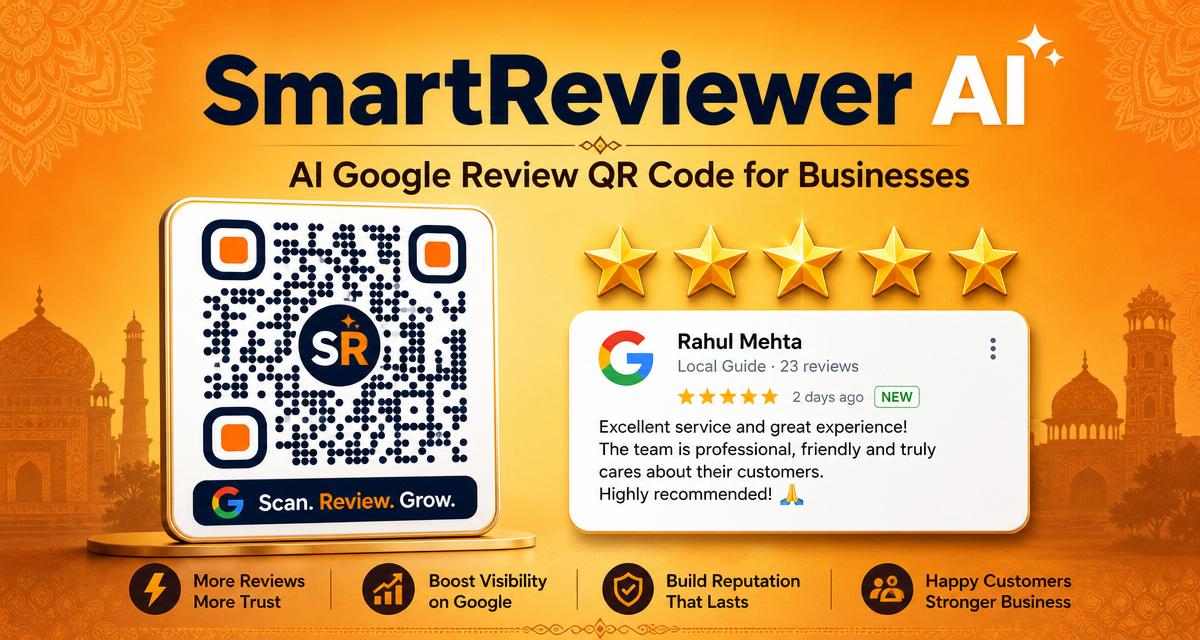 AI QR Review Generator | #1 Google Review QR Code Software
